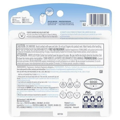 Febreze Origins Fade Defy PLUG Air Freshener & Odor Fighter, Ocean, 2 .87 fl. oz. Oil Refills