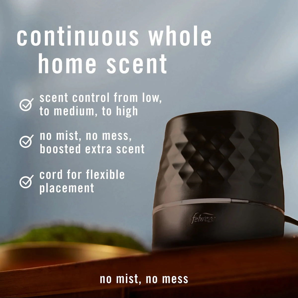 Febreze PLUG Scent Booster Starter Kit, Oil Diffuser+HawAloha Refill