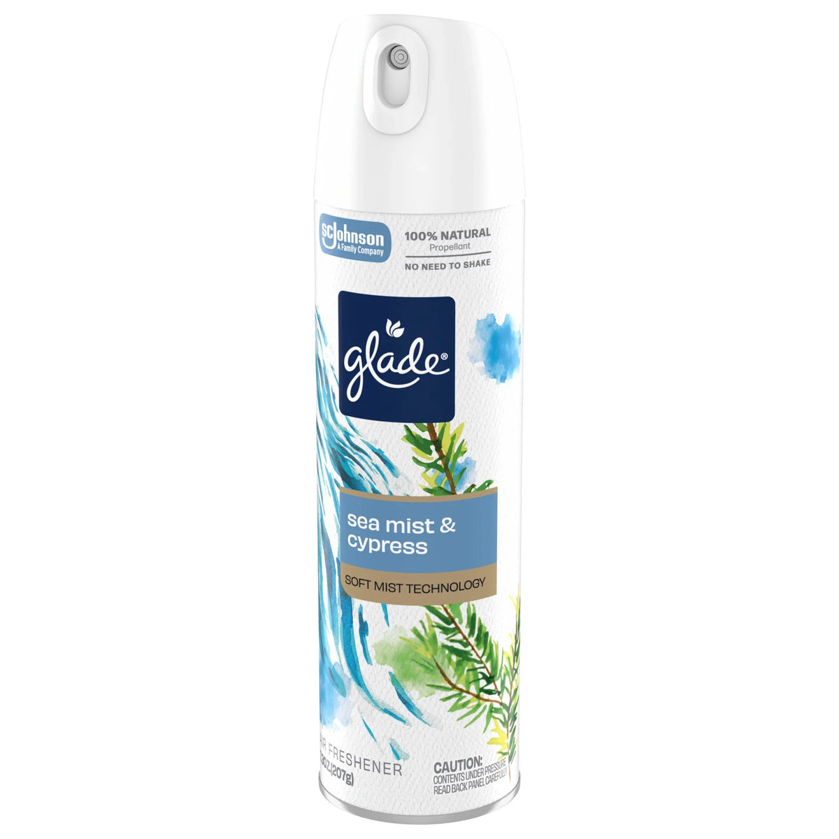 Glade® Soft Mist Air Freshener Room Spray, Sea Mist & Cypress, 7.3oz., 1 Count