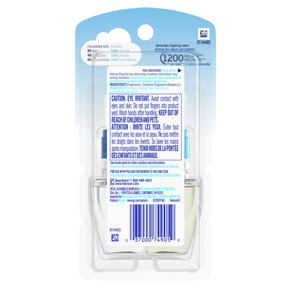 Febreze Odor-Eliminating Fade Defy Plug Air Freshener Refill, .87 fl oz