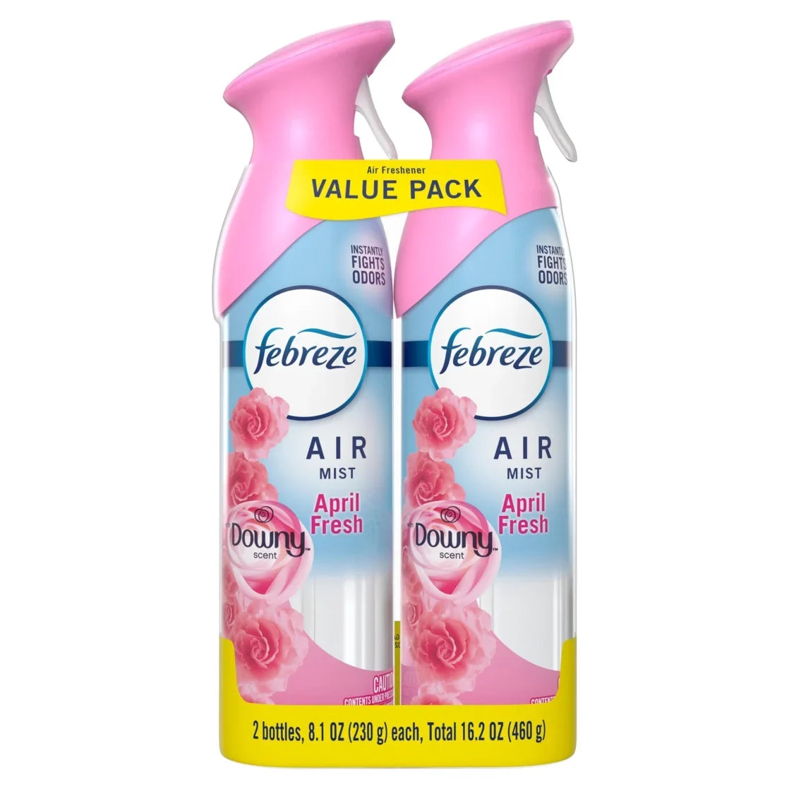 Febreze Air Mist Air Freshener Spray, Downy April Fresh, 8.1oz, 2 Count