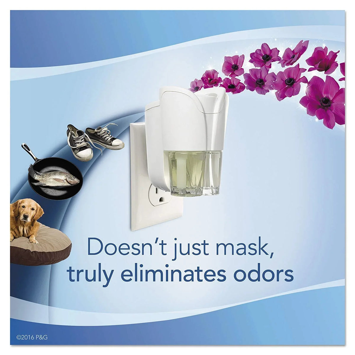 Febreze 45540 Plug Air Freshener Refills, Linen & Sky, 0.87 oz Refill Case of 8