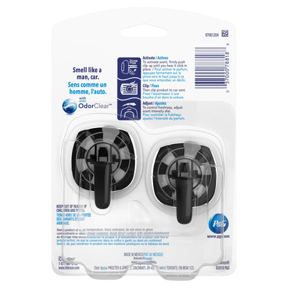 Febreze Car Air Freshener Vent Clips, Original Old Spice Scent, 2 count