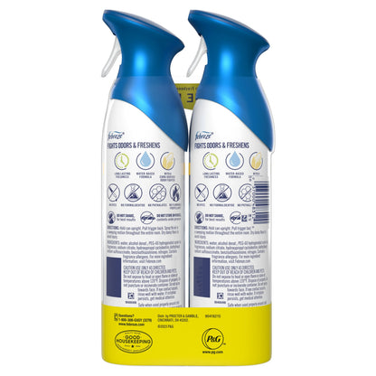 Febreze Air Freshener Spray, Odor-Fighting Room Spray, Ocean, 8.8oz, 2 Count