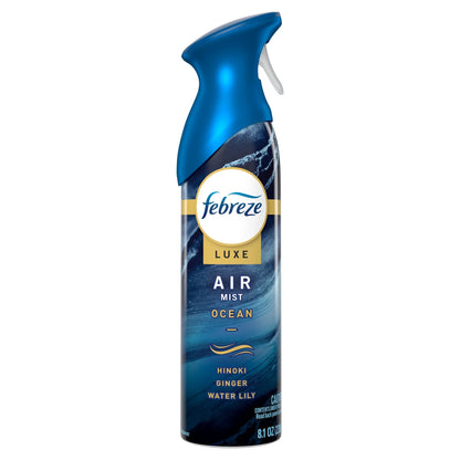 Febreze Air Mist Luxe Air Freshener Spray, Ocean Scent, 8.1oz