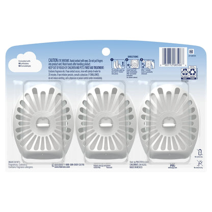 Febreze Bathroom Air Freshener, Small Spaces Odor-Fighting, Gain Original, 3 Count