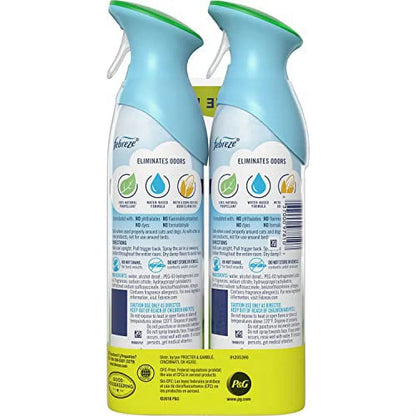 Febreze Air Freshener and Odor Eliminator Spray, Gain Original Scent, 2 Pack