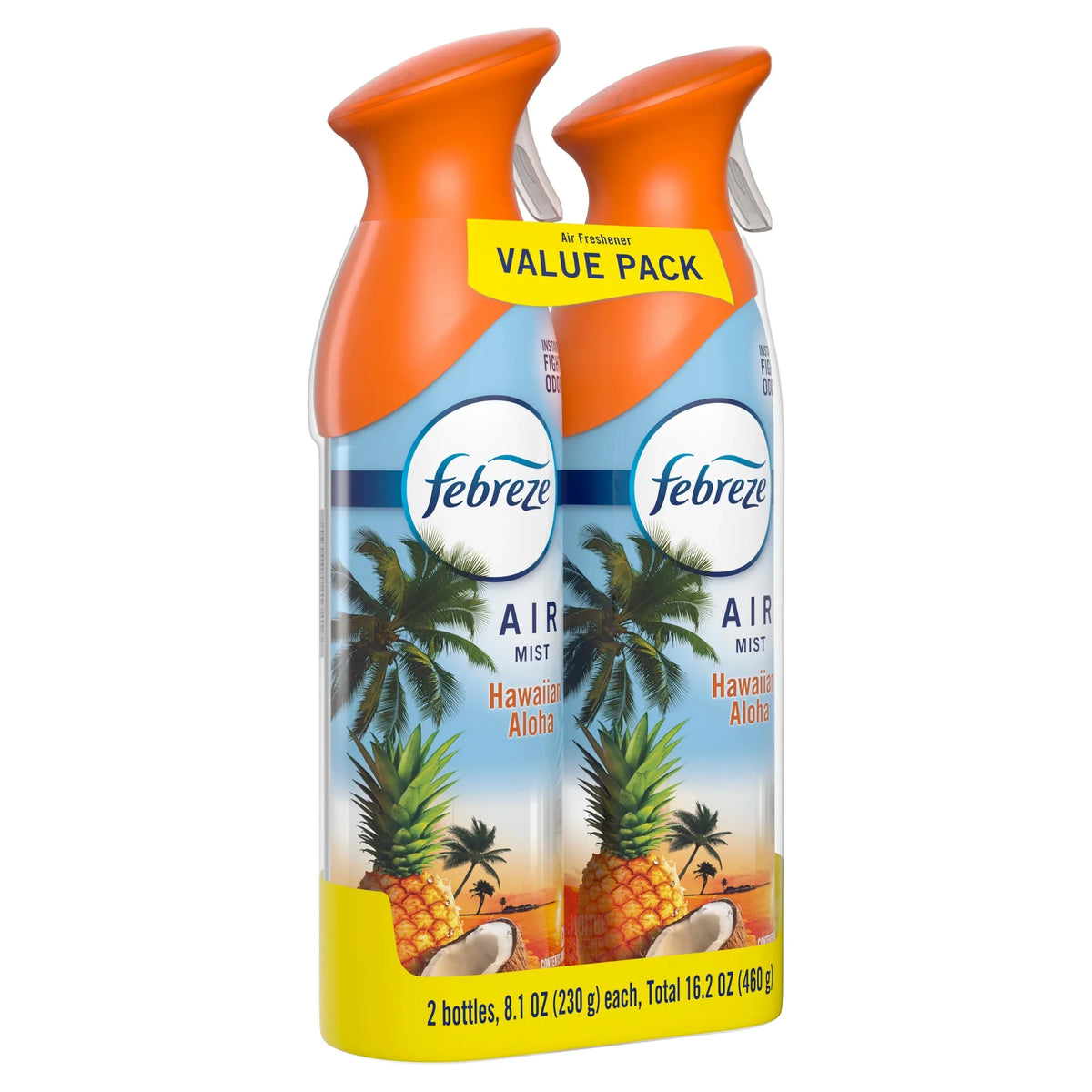 Febreze Air Mist Air Freshener Spray Hawaiian Aloha, 8.1oz, 2 Count