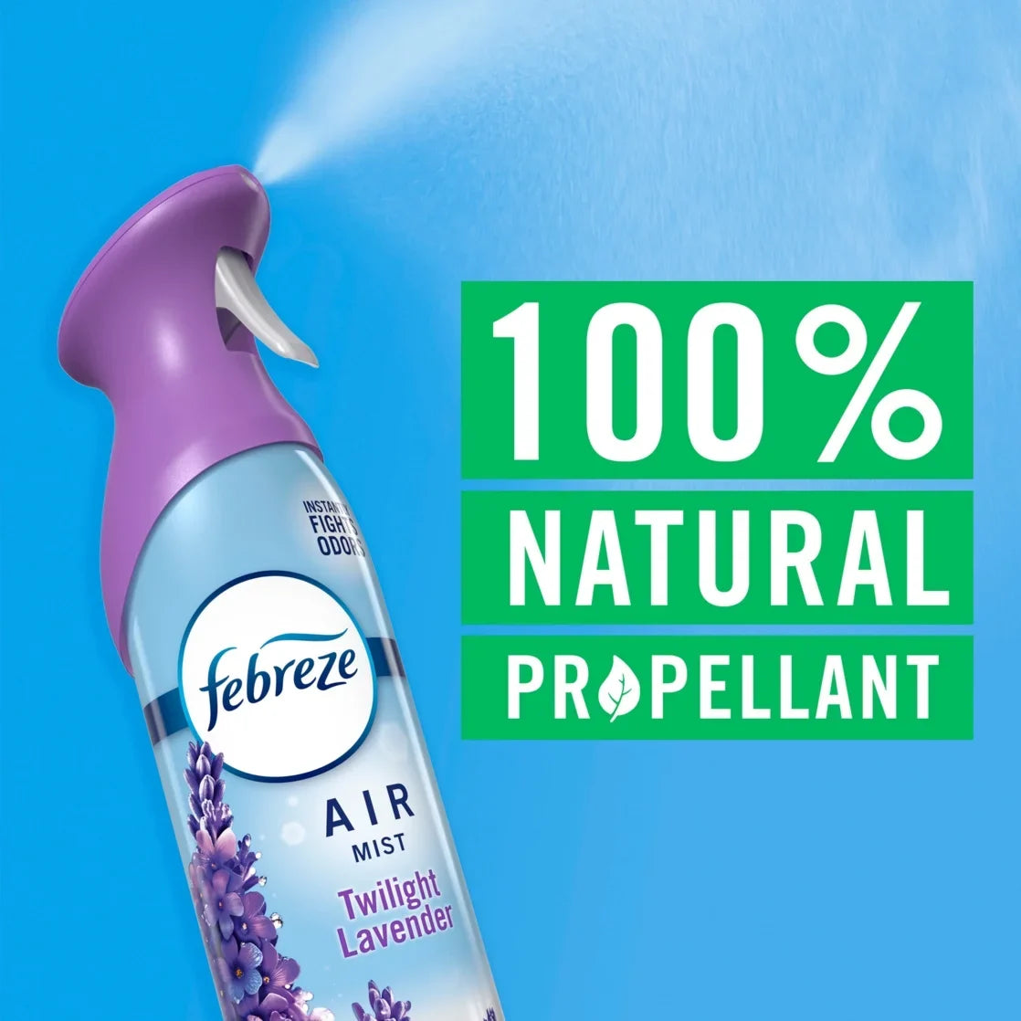 Febreze Air Mist Air Freshener Spray, Twilight Lavender Scent, 8.1oz