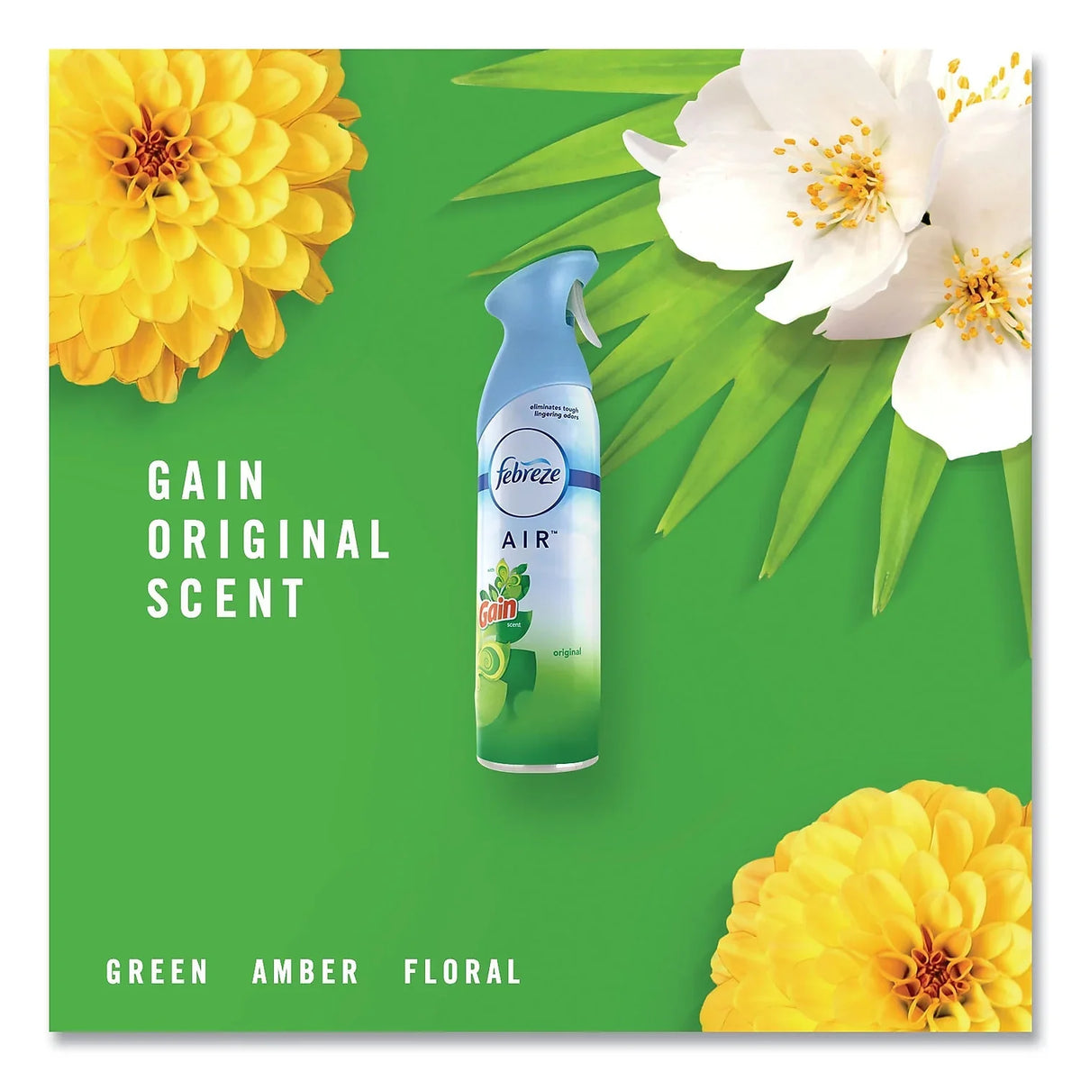 Febreze AIR Gain Original 8.8 oz Aerosol 6/Carton 96252