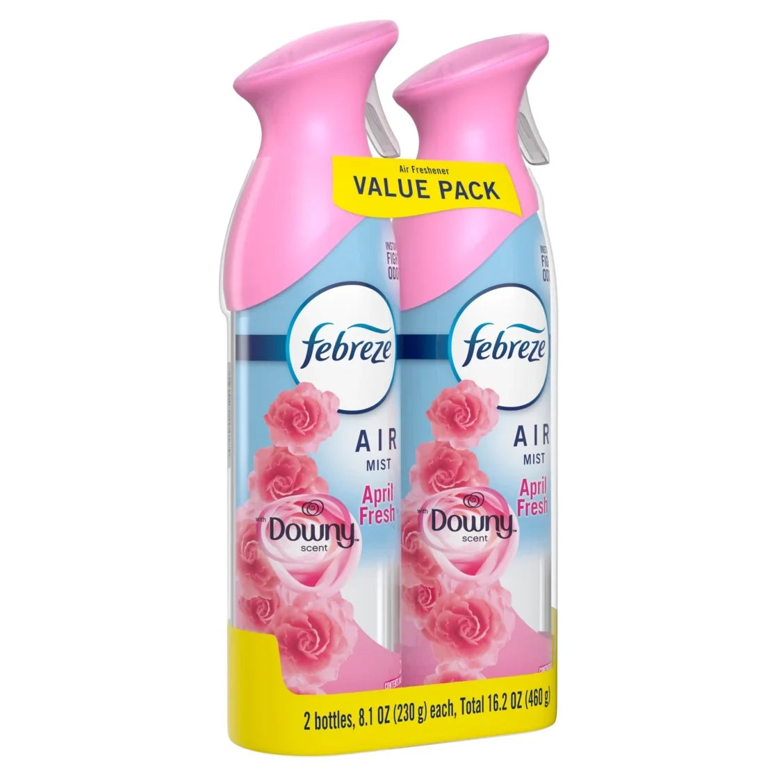 Febreze Air Mist Air Freshener Spray, Downy April Fresh, 8.1oz, 2 Count