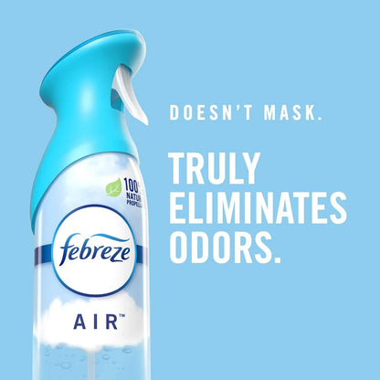 Febreze Air Freshener Spray, Linen & Sky and Hawaiian Aloha, 4 ct