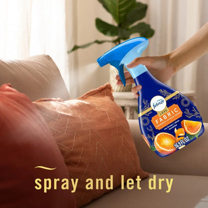 Febreze Auto Fabric Spray Air Freshener for Car, Cyprus Coves 23.6oz