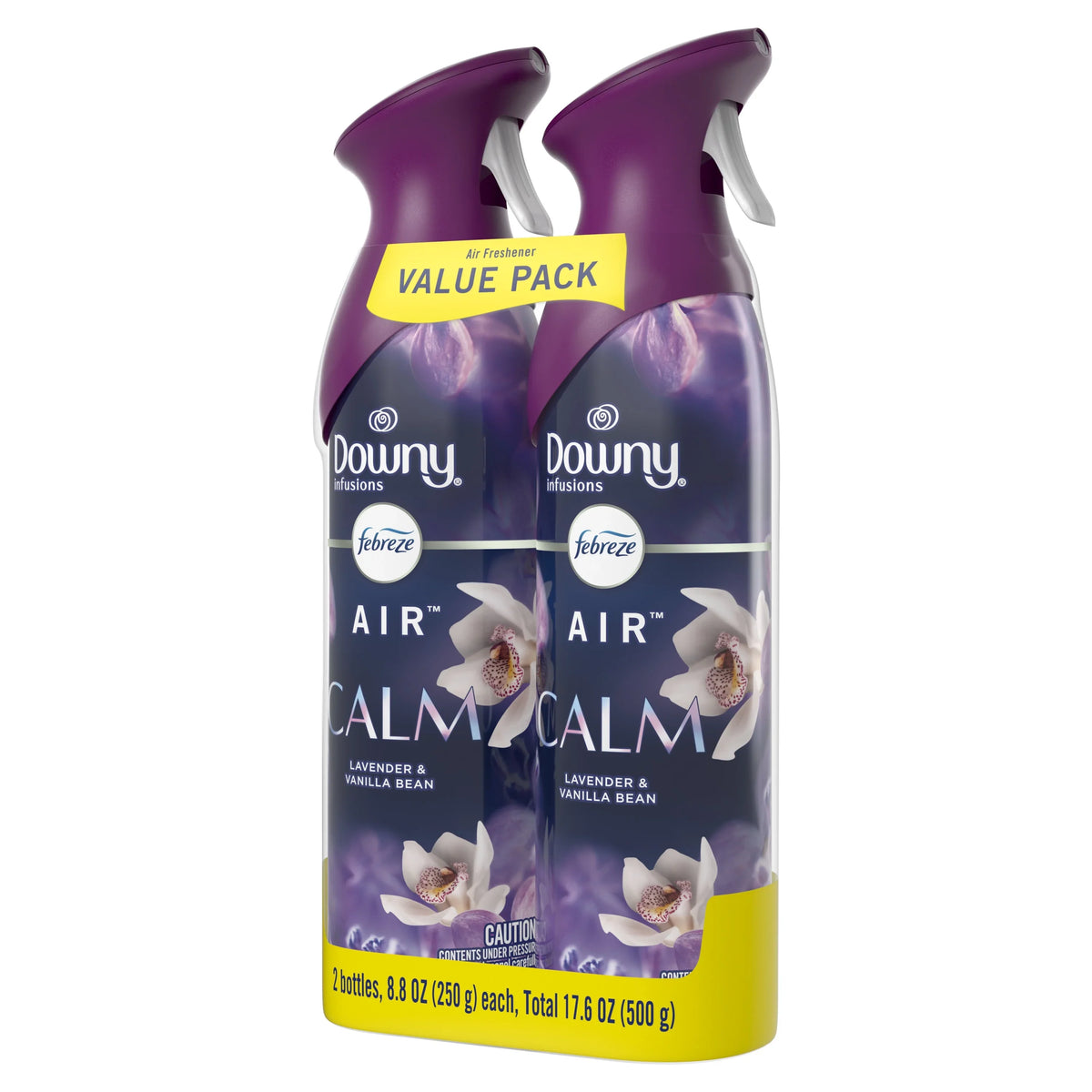 Febreze Air Freshener Spray, Odor-Fighting Room Spray, Downy Calm, 8.8oz, 2 Count