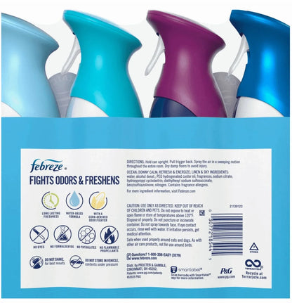 Febreze Air Effects Air Freshener Spray, Mixed Scent, 4 ct., 35.2 oz.