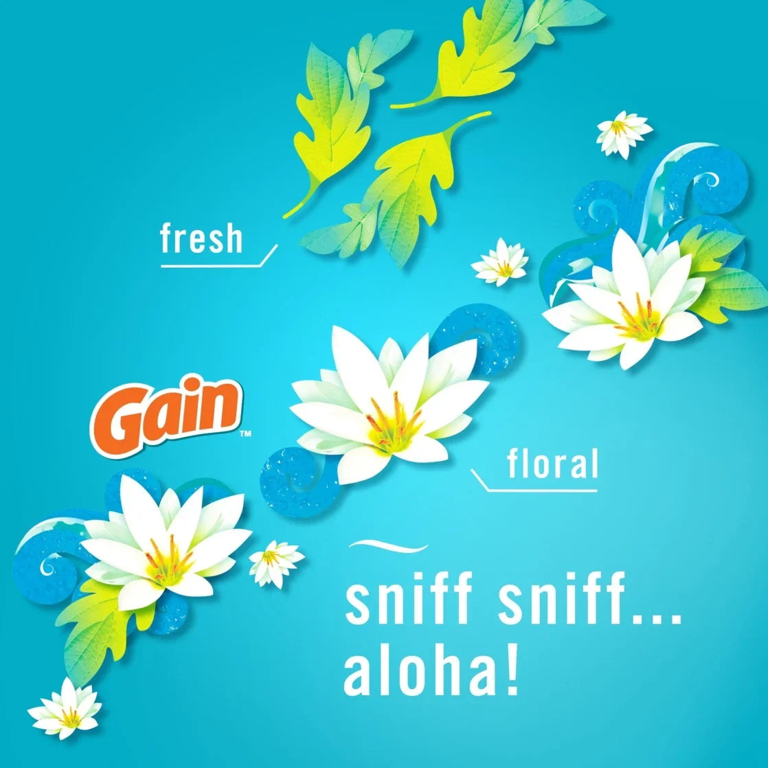 Febreze Car Air Freshener Vent Clip Gain Honey Berry Hula Scent, .06 oz. Car Vent Clip, 2 Count