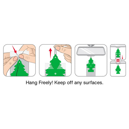 Little Trees Air Freshener Let It Snow! Fragrance 3-Pack