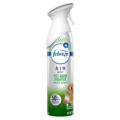 Febreze Air Mist Air Freshener Spray, Pet Odor Fighter, 8.1oz