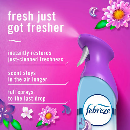Febreze Air Mist Air Freshener Spray, Gain Moonlight Breeze, 8.1oz, 2 Count