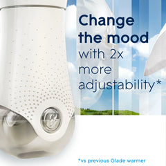 Glade PlugIns Scented Oil Warmer + 2 Refills, Air Freshener, Clean Linen™, 2 x 0.67 Oz