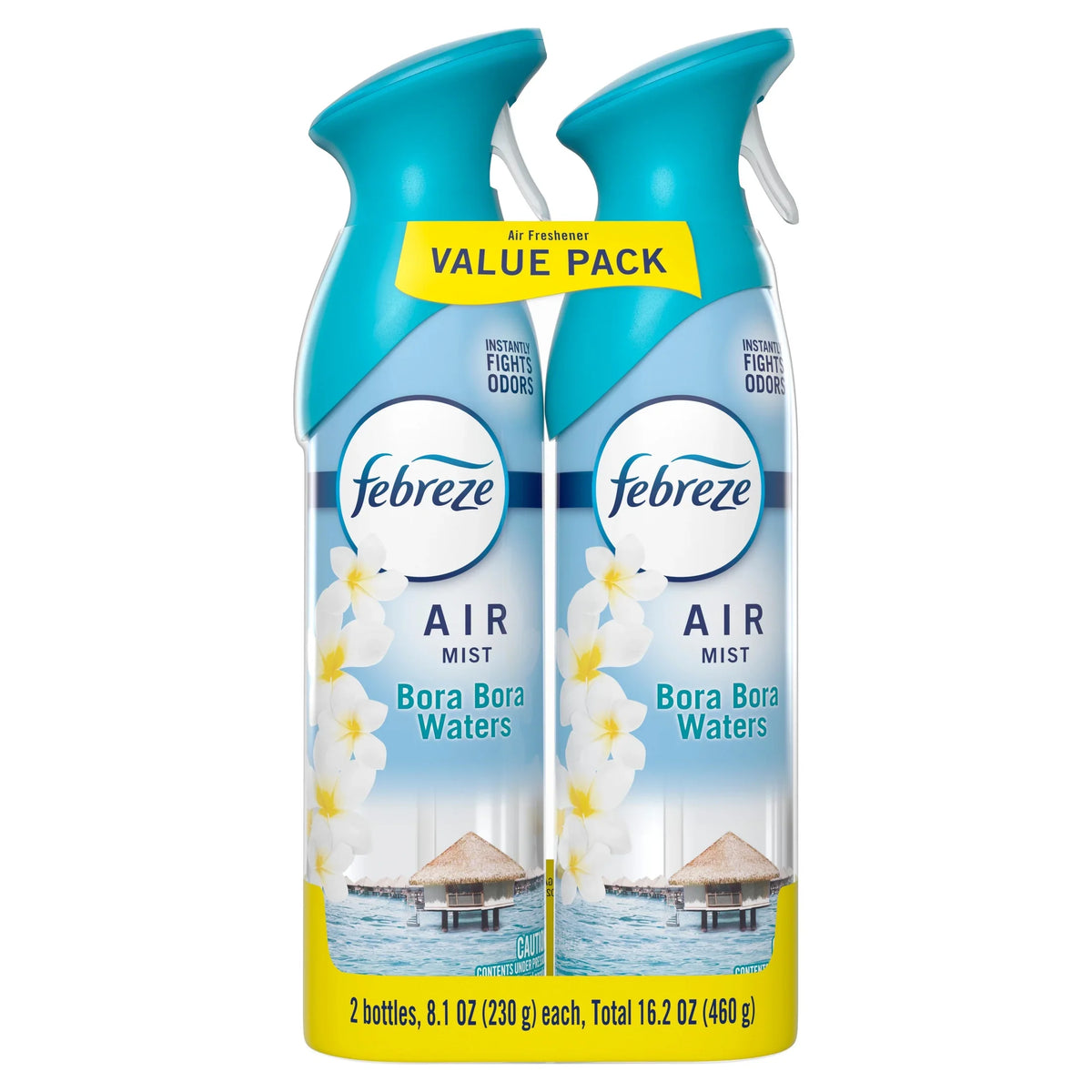Febreze Air Mist Air Freshener Spray, Bora Bora Waters, 8.1oz, 2ct
