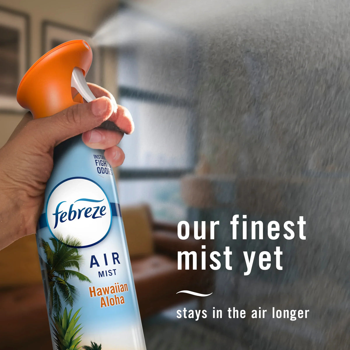 Febreze Air Mist Air Freshener Spray Hawaiian Aloha, 8.1oz, 2 Count