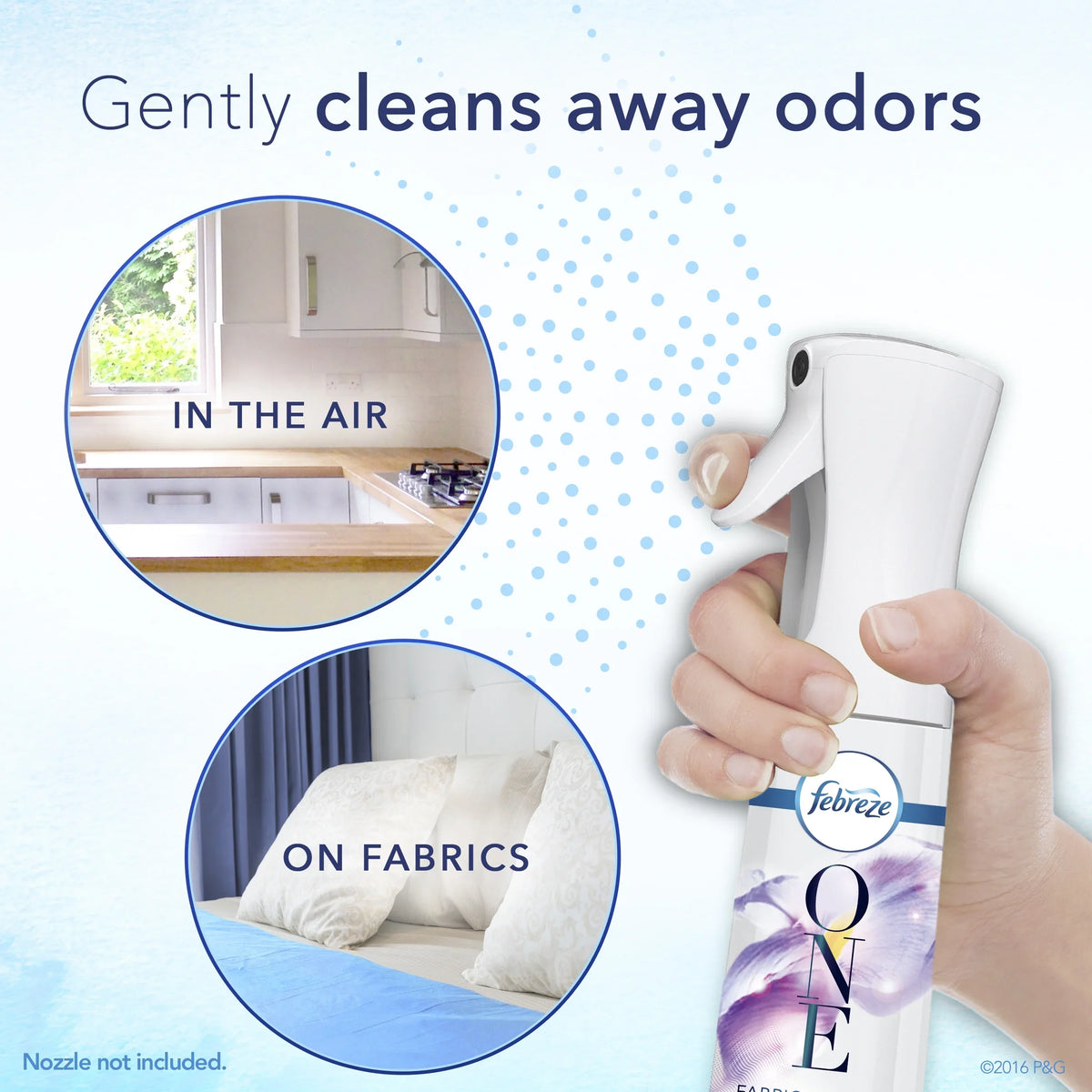 Febreze ONE Fabric and Air Freshener Mist Refill, Orchid Scent (1 count, 10.1 oz)