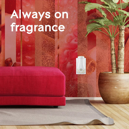 Glade PlugIns Scented Oil 5 Refills, Air Freshener, Apple Cinnamon, Essential Oil Infused Wall Plug In, 3.35 FL oz, Pack of 5