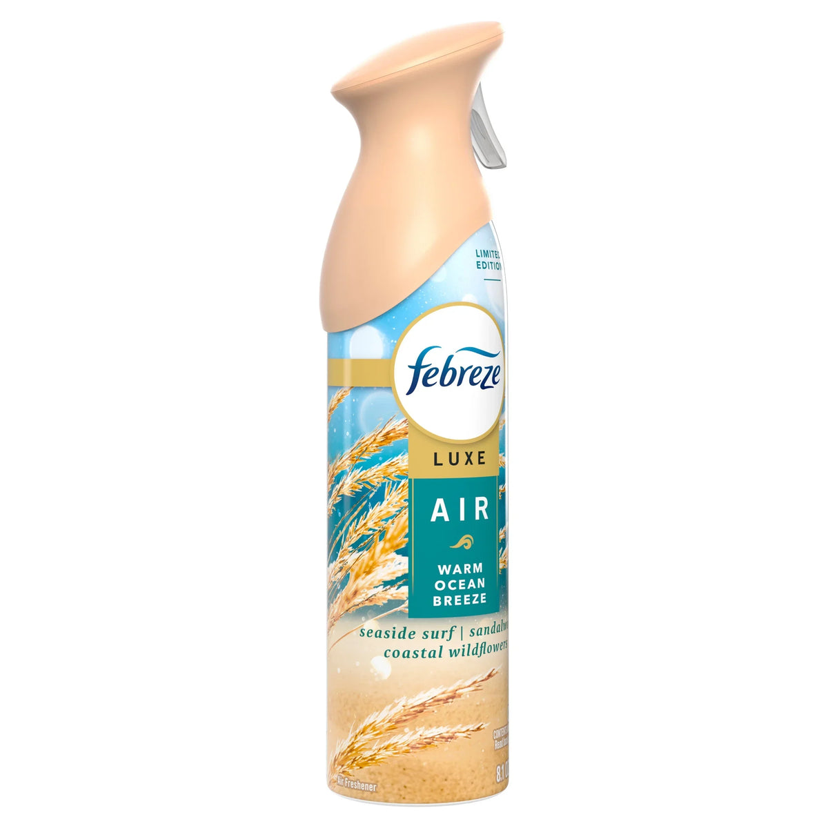 Febreze Air Mist Luxe Warm Ocean Breeze Air Freshener Spray, 8.1 oz