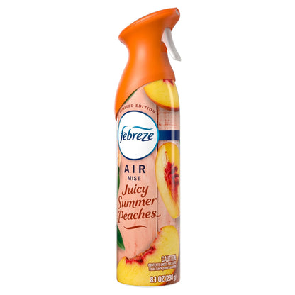 Febreze Air Mist Air Freshener Spray, Juicy Summer Peaches, 8.1oz