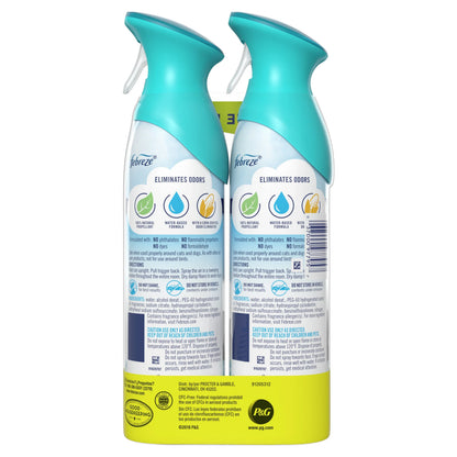 Febreze Air Freshener Spray, Odor-Fighting Room Spray, Bora Bora Waters, 8.8oz, 2 Count