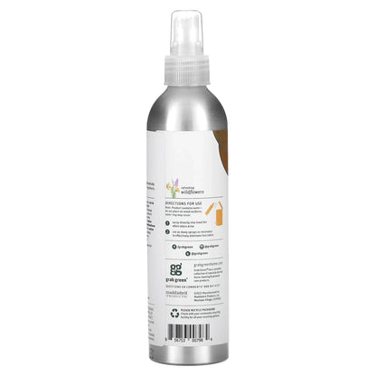 Grab Green Garbage Bin Odor Removal Spray, Refreshing Wildflowers, 5 oz (147 ml)
