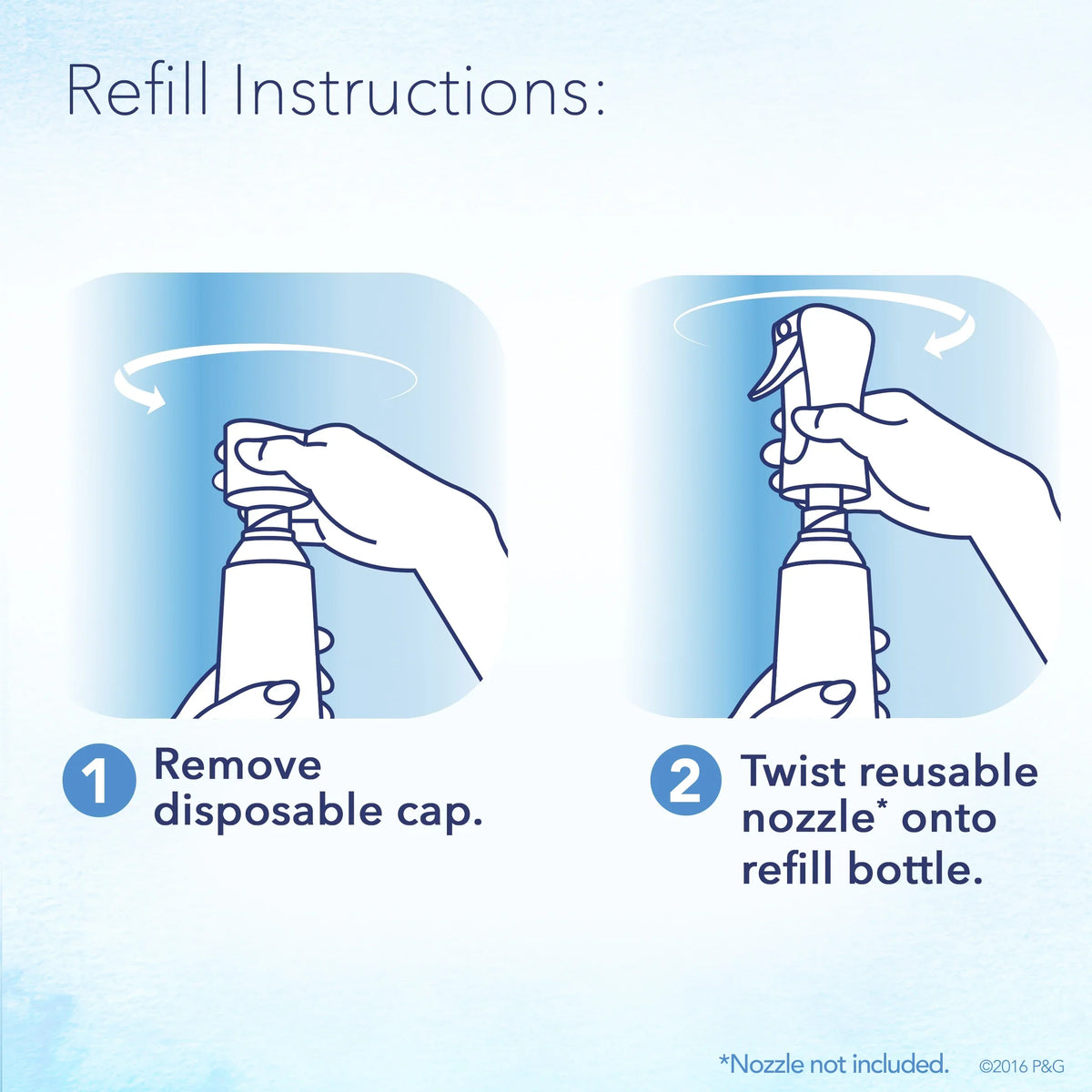 Febreze ONE Fabric and Air Freshener Mist Refill, Orchid Scent (1 count, 10.1 oz)