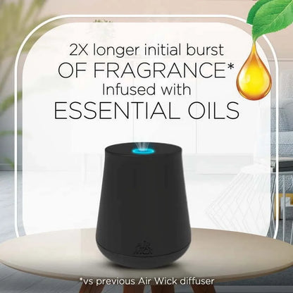 Air Wick Essential Mist Scented Oil Air Freshener Diffuser Refills, Black Lotus and Violet, 3 Count