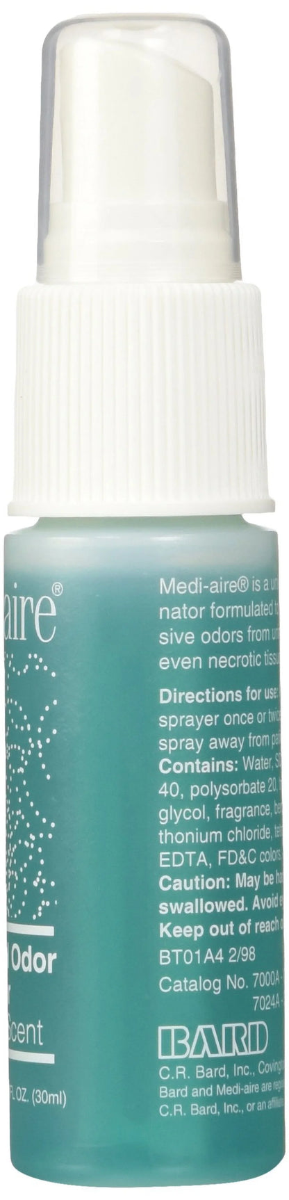 Bard Medi-aire Biological Odor Eliminator - 1 oz Spray Bottle, Green