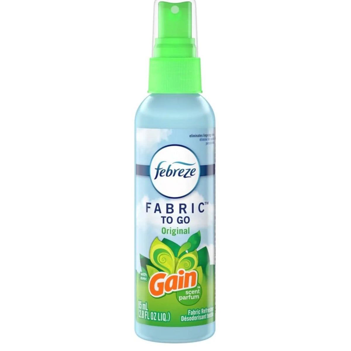 Febreze To Go Fabric Refresher 2.8 Ounce Spray, Gain Original Scent (CASE OF 12)