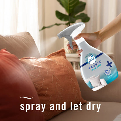 Febreze Fabric Spray Air Freshener, Odor-Fighting, Heavy Duty Crisp Clean, 27 oz