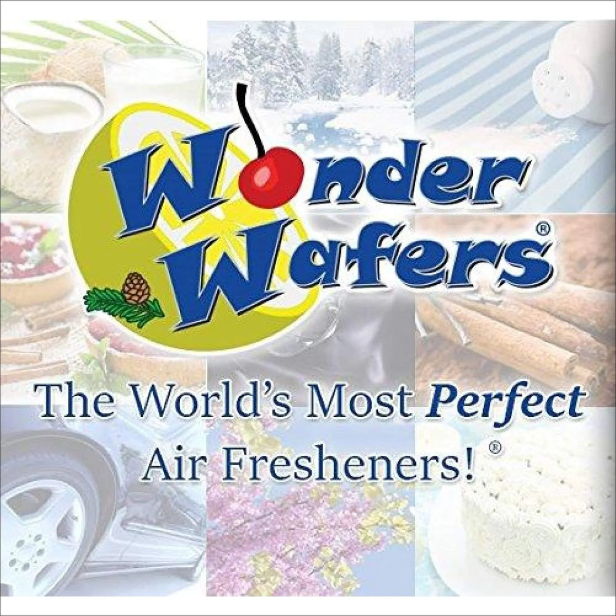 wonder wafers 25 ct individually wrapped wild cherry air fresheners