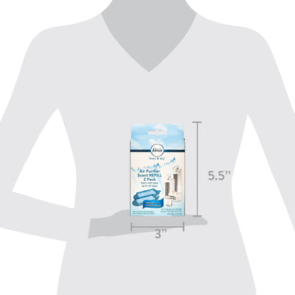 Febreze Air Purifier Linen Refill Scent Cartridge, 2 Pack, FRF102L