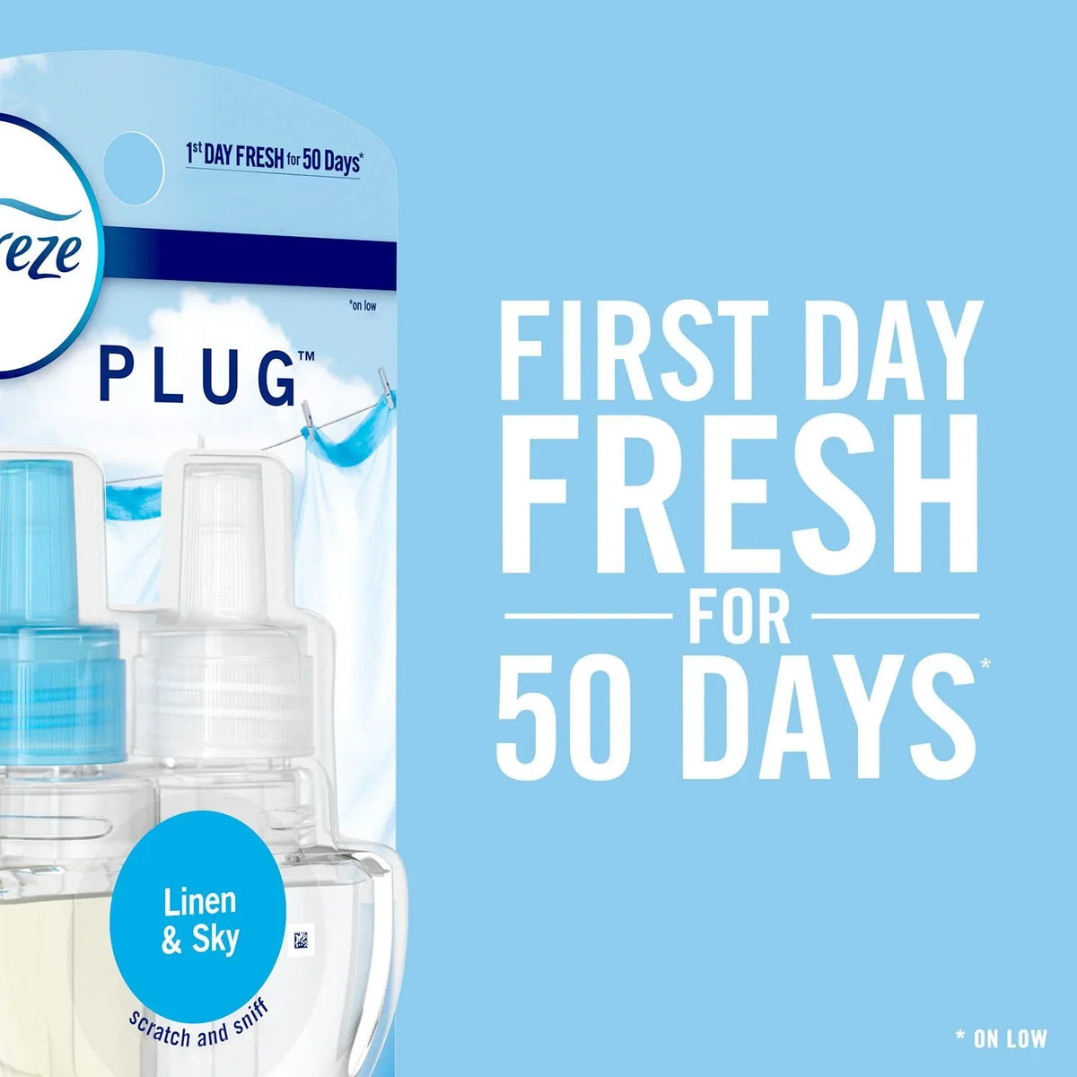 Febreze Odor-Eliminating Fade Defy Plug Air Freshener Refill, .87 fl oz
