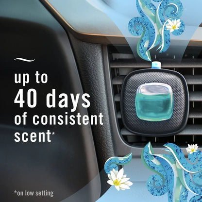 Febreze Car Air Freshener Vent Clip Gain Honey Berry Hula Scent, .06 oz. Car Vent Clip, 2 Count