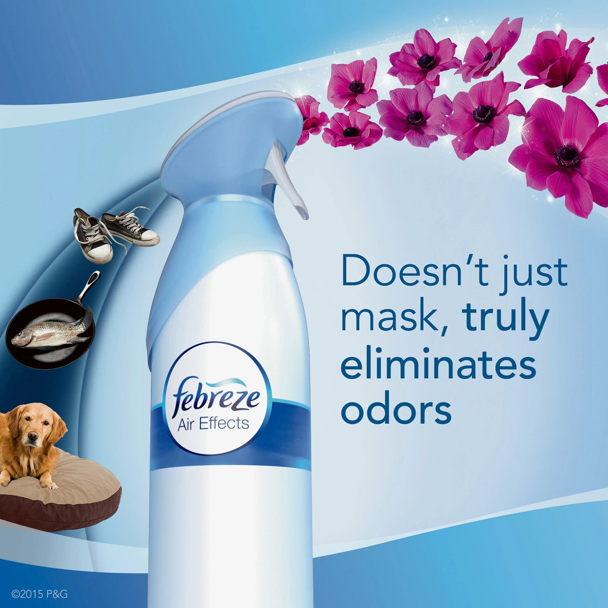Linen Air Effects Spray - Spray - 9.7 fl oz (0.3 quart) - Linen & Sky - 1 Each - Odor Neutralizer, CFC-free, Phosphate-free