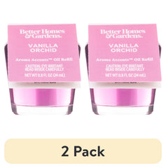 (2 pack) Better Homes & Gardens Aroma Accents Oil Refill, Vanilla Orchid