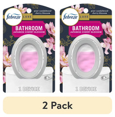 (2 pack) Febreze Bathroom Air Freshener, Odor-Fighting, Japanese Cherry Blossom Scent, 1 Count
