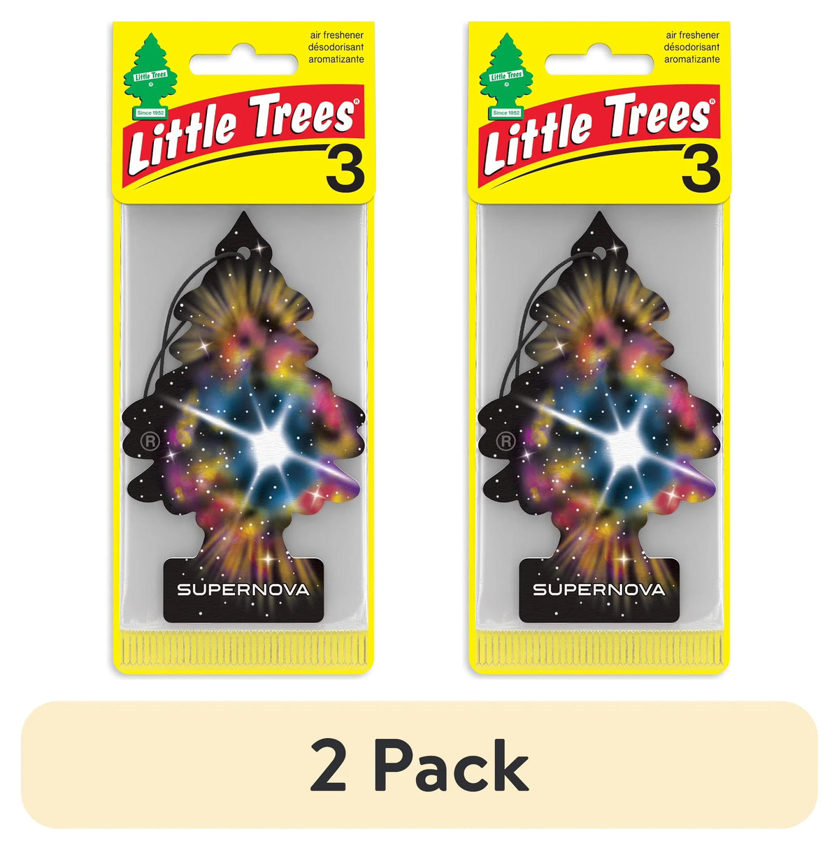 Little Trees Air Freshener Supernova Fragrance 3-Pack