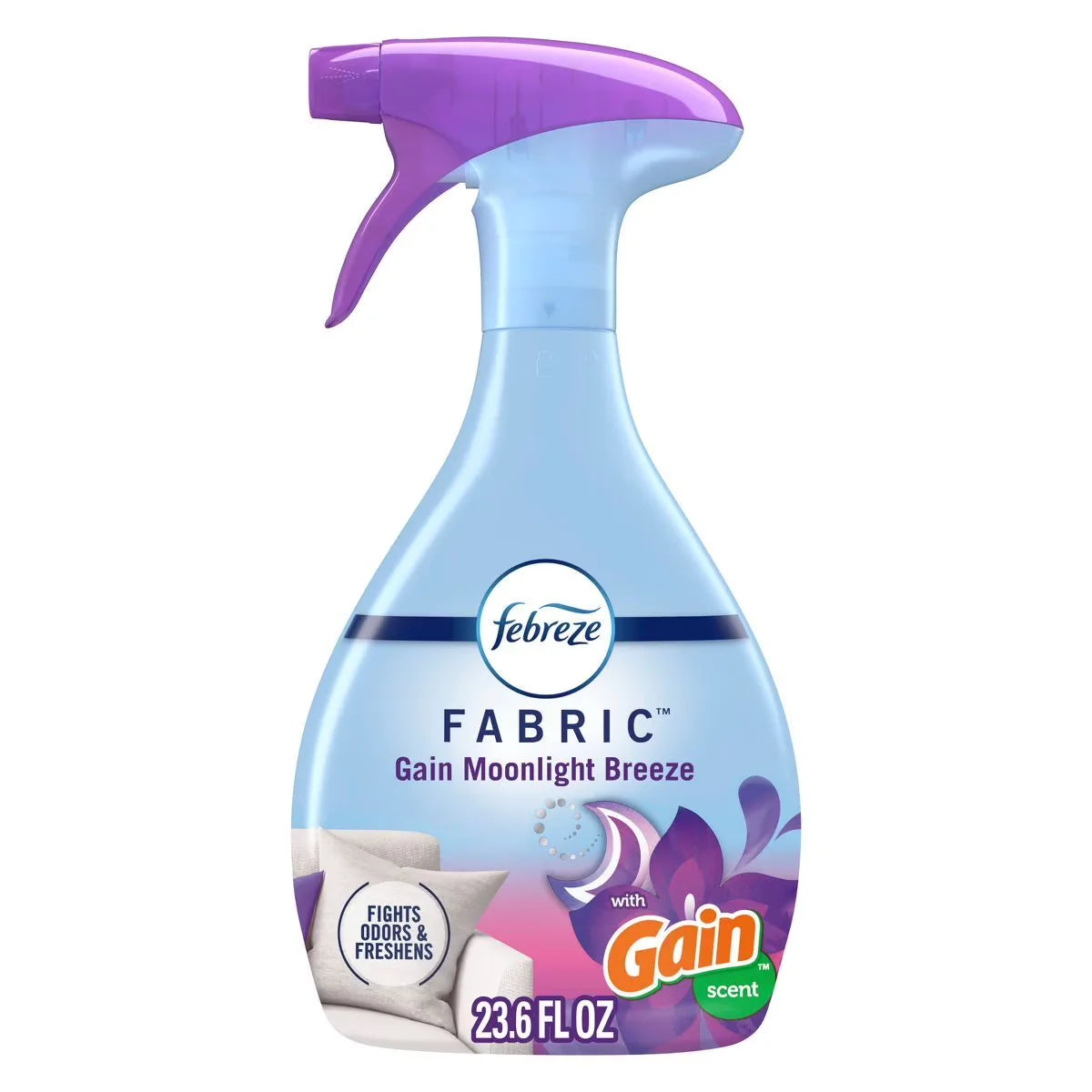 2X - Febreze Fabric Gain Air Freshener Moonlight Breeze - 23.6 fl oz