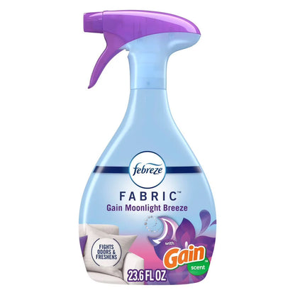 2X - Febreze Fabric Gain Air Freshener Moonlight Breeze - 23.6 fl oz