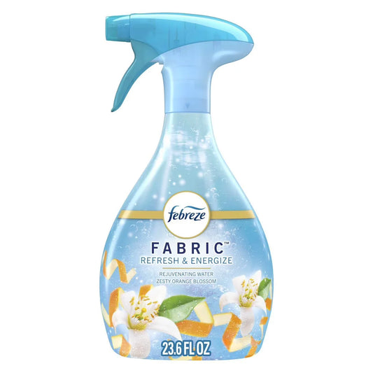 2X - Febreze Fabric Rejuvenating Air Freshener Water Zesty Orange Blossom - 23.6 fl oz