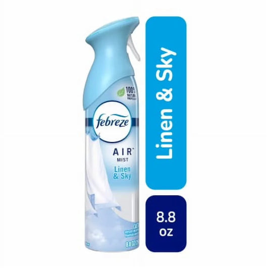 Pack of 2 - Febreze Linen & Sky Odor-Fighting Air Freshener 8.8 oz