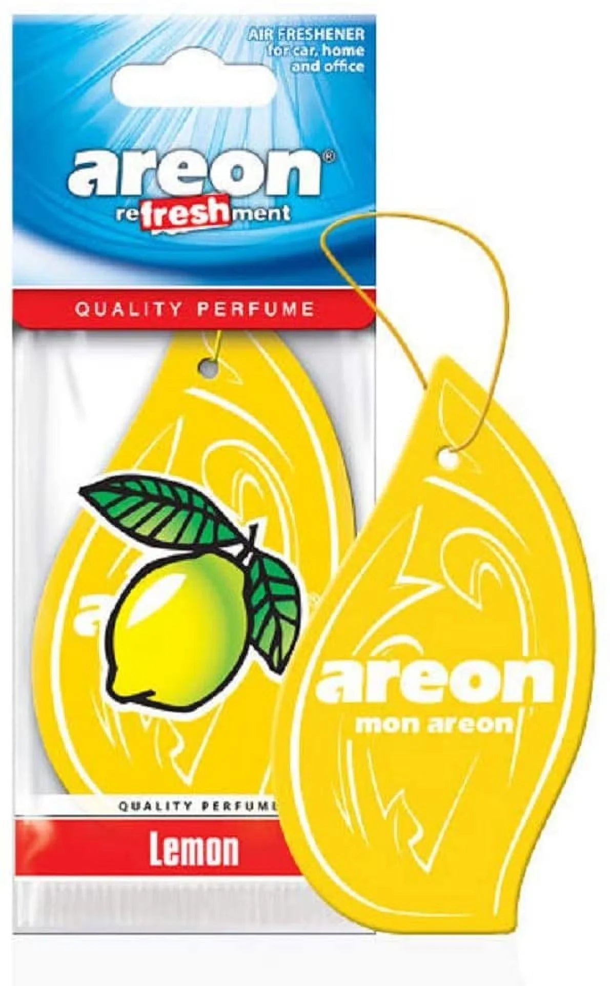 AREON MON MA49 Long Lasting Paper Hanging Ornaments for Car or Home Hanging Best Car Air Freshener Lavender Scent, 12 Pack